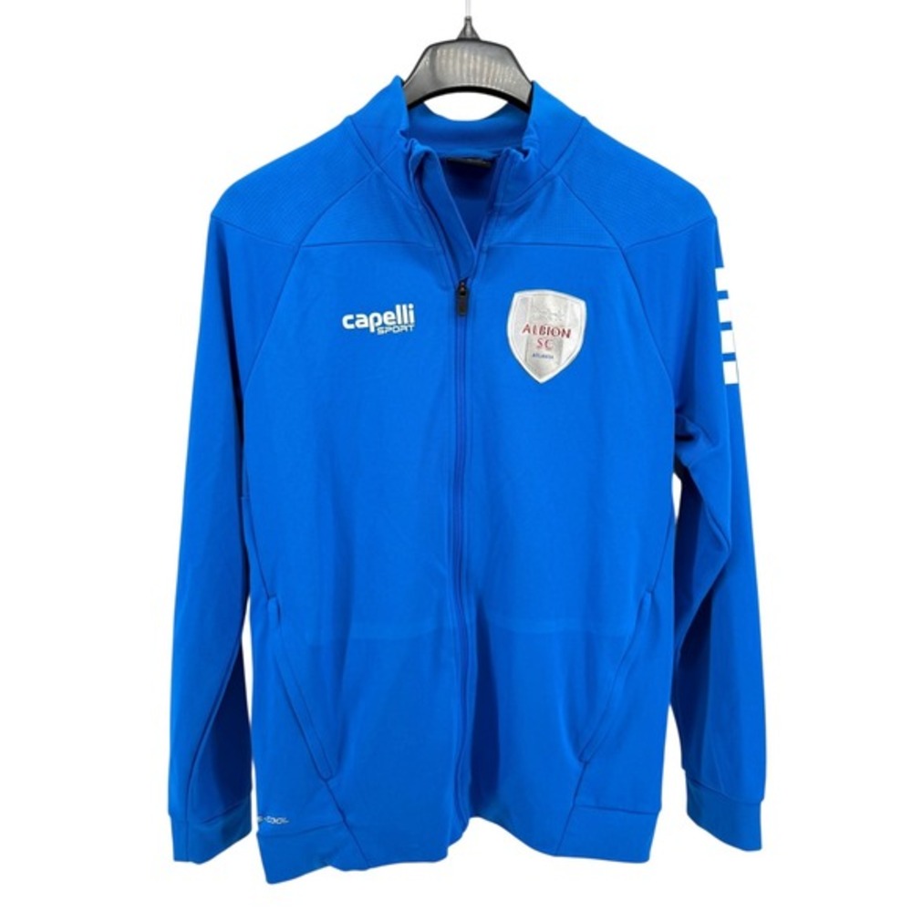 Capelli Sport Albion SC Atlanta Mens Medium Pre-Owned Track Jacket‎ Royal Blue